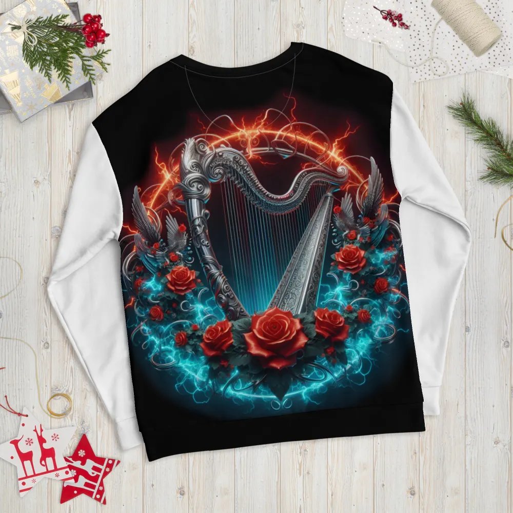 Electric Rose Fantasy Silver Harp - Unisex Sweatshirt #17 product image (9)