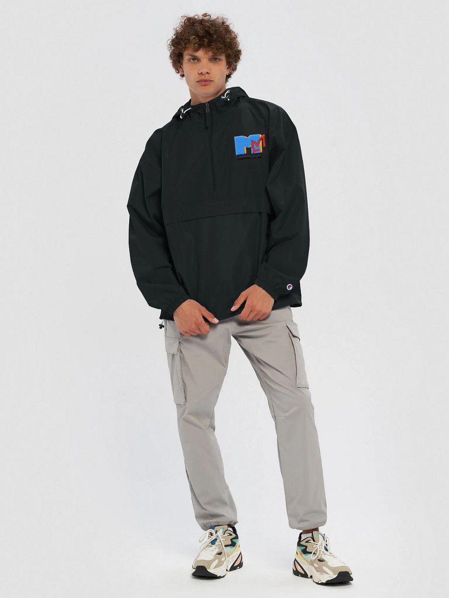 Retro Music Embroided Champion Jacket - Blue product image (4)