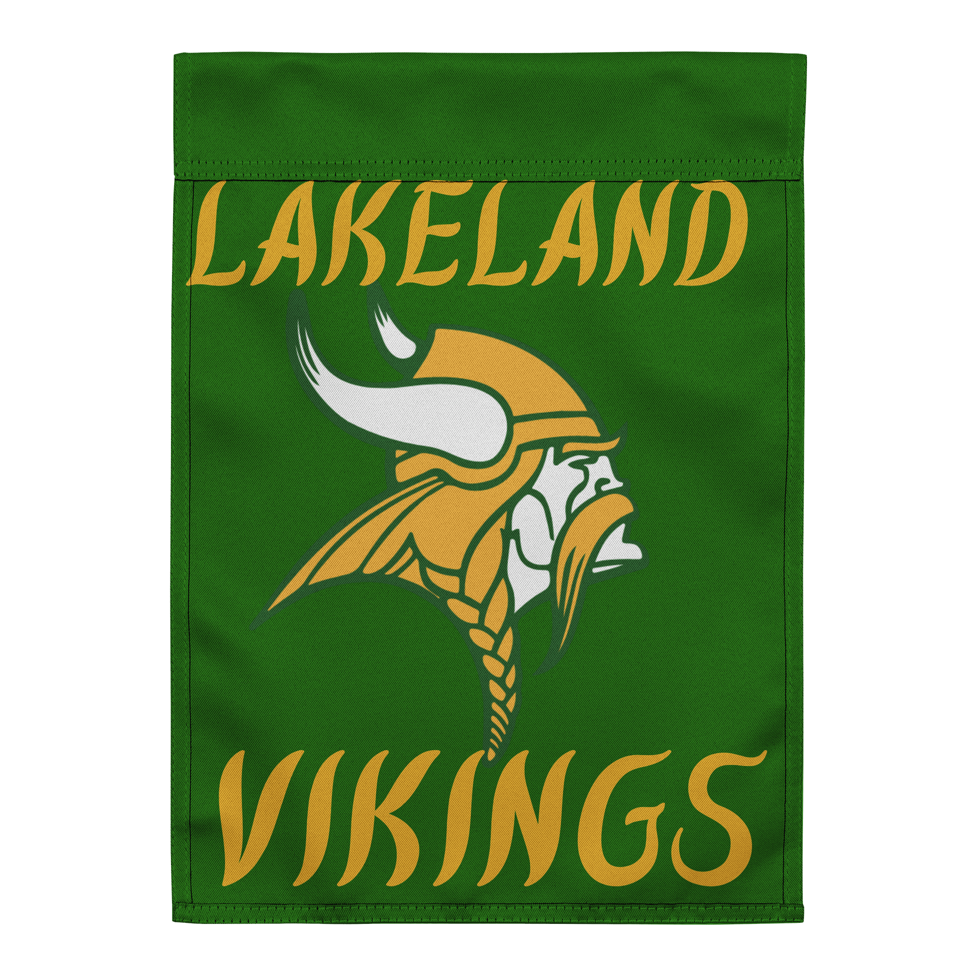 Lakeland Vikings Garden Flag – School Colors Outdoor Spirit Flag with Viking Mascot product image (2)