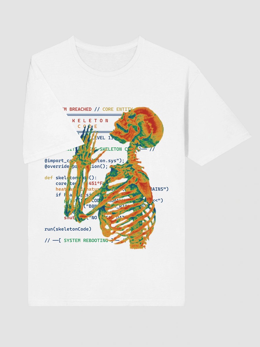 Skeleton Code // Heat Map T-Shirt product image (9)