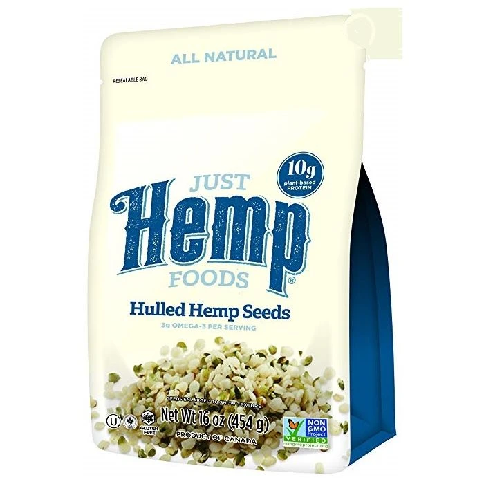 JUST HEMP FOODS: Hulled Hemp Seeds, 16 oz product image (1)