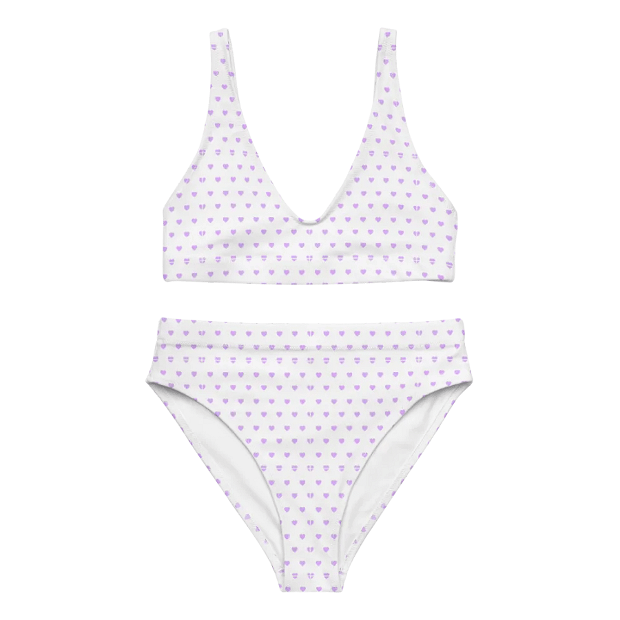 Pastel Heart Seamless Pattern High Waisted Bikini - V11 product image (9)