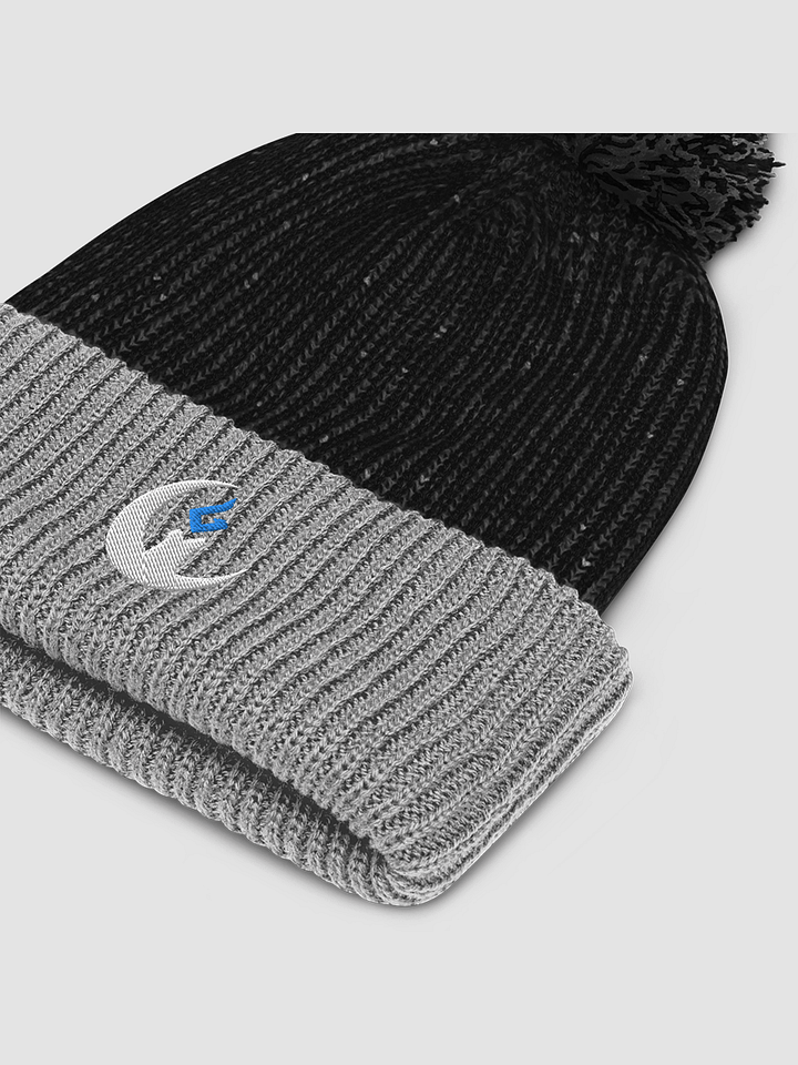 Moon Phase - Embroidered Pom-Pom Beanie product image (2)
