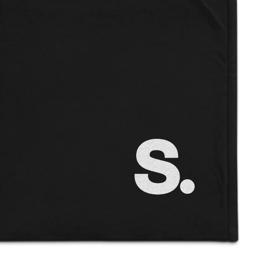 S. Embroidered Premium Sherpa Blanket product image (1)