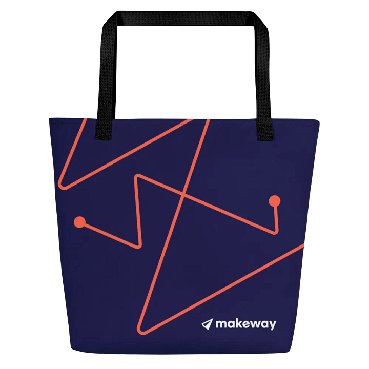 Impact Tote: Navy product image (1)