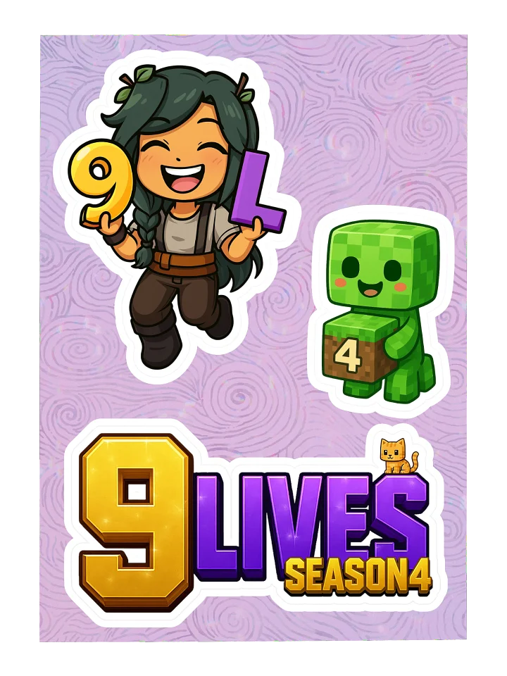 9LS4 Lumanessa Sticker Sheet product image (1)