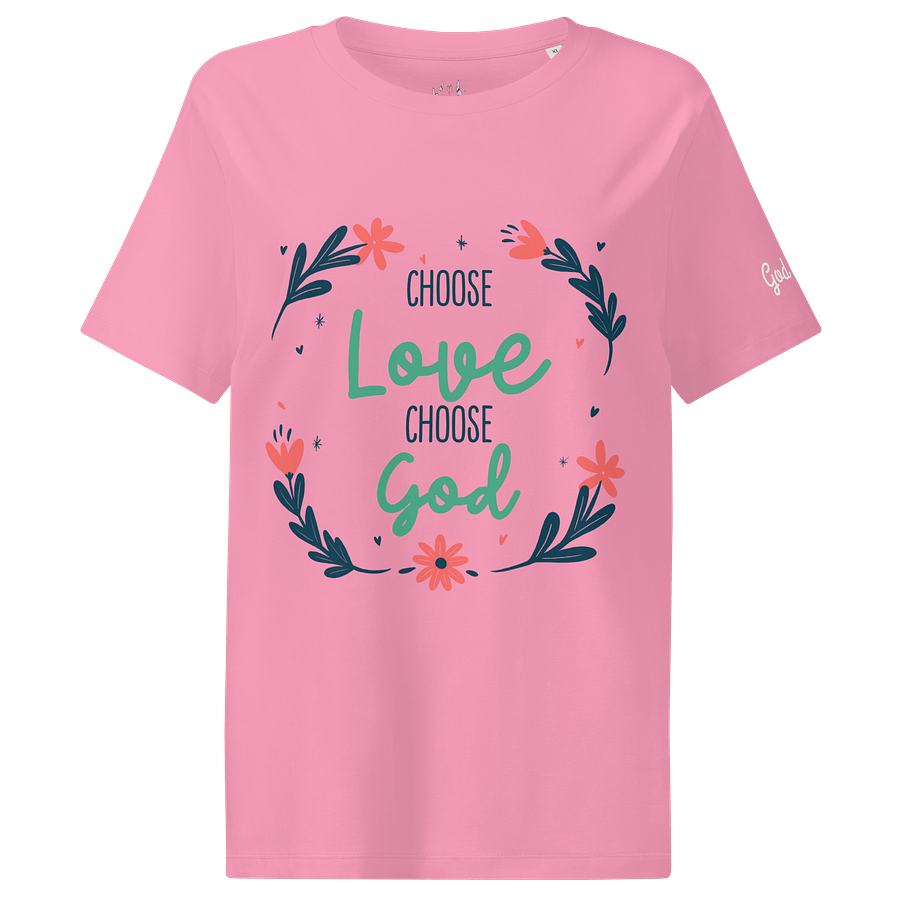Divine Love Floral Wreath T-Shirt product image (2)