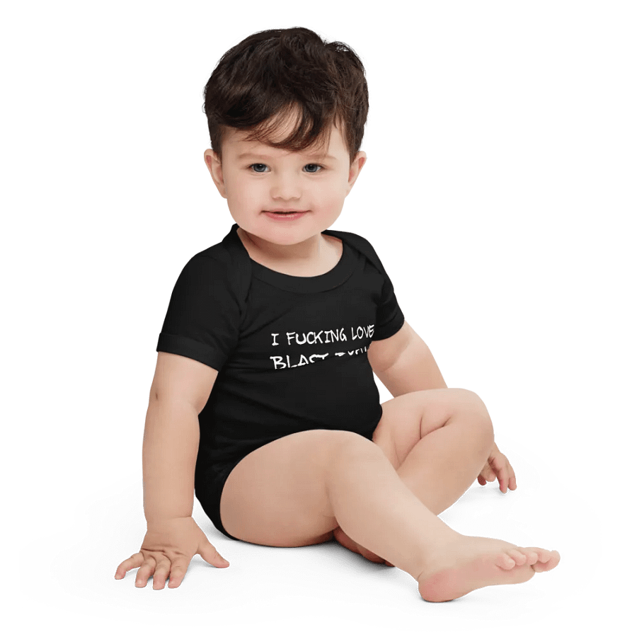 I Love Blast Beats baby onesie product image (7)