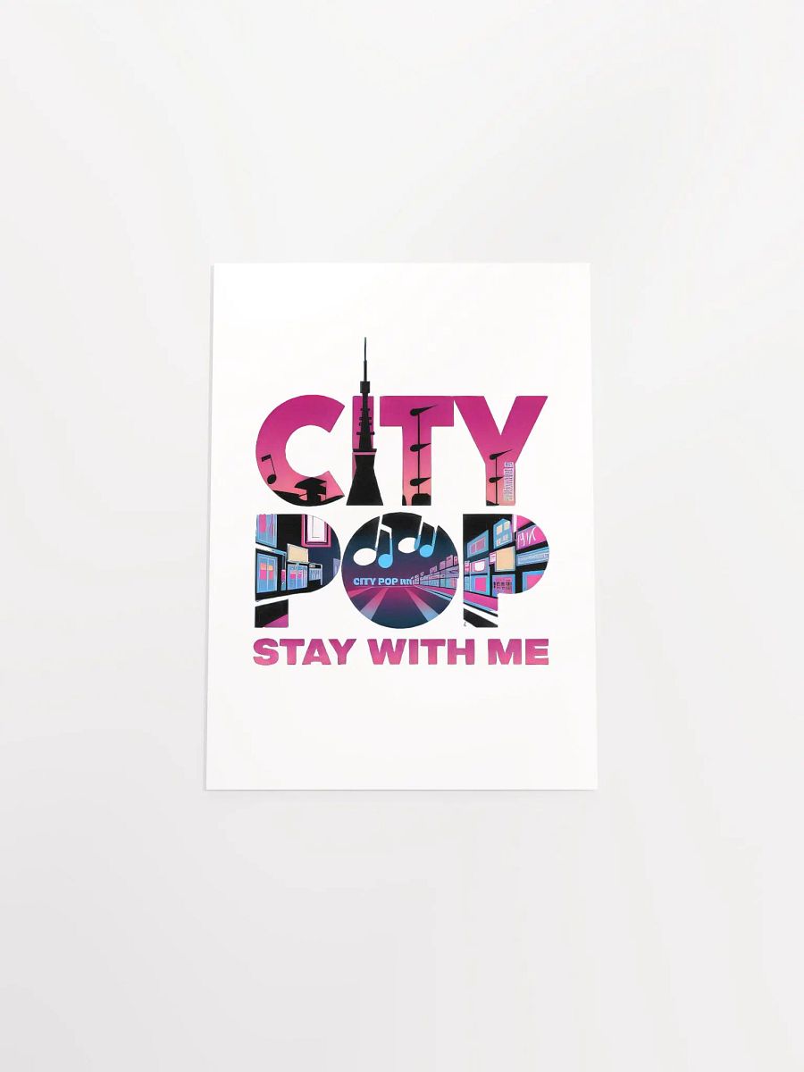 City Pop Enhanced Matte Paper Poster product image (4)