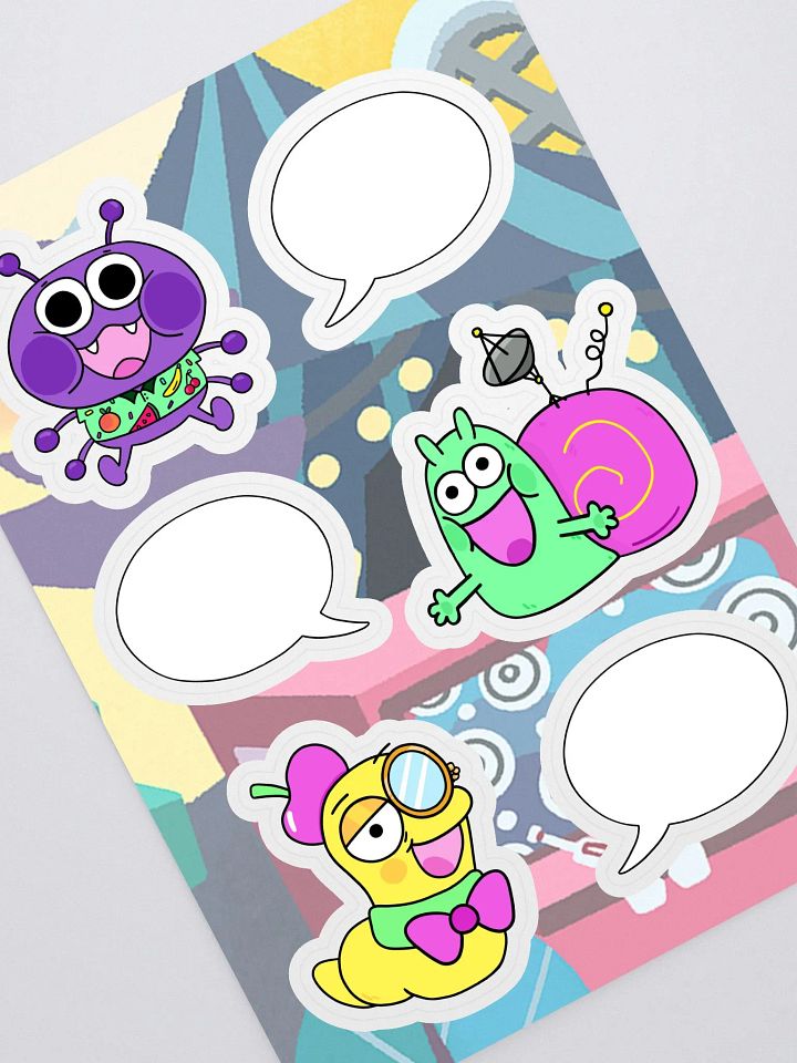 Animatronic Yapping Sticker Sheet product image (1)
