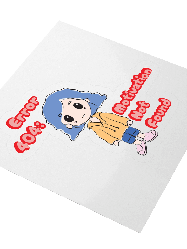 Error 404 : Motivation Not Found Sticker Set product image (2)