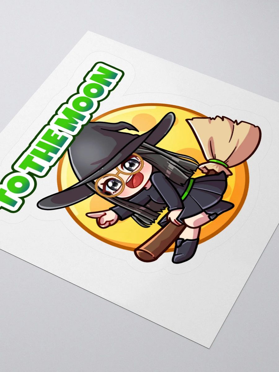 To The Moon Wizzie Kiss Cut Stickers product image (4)