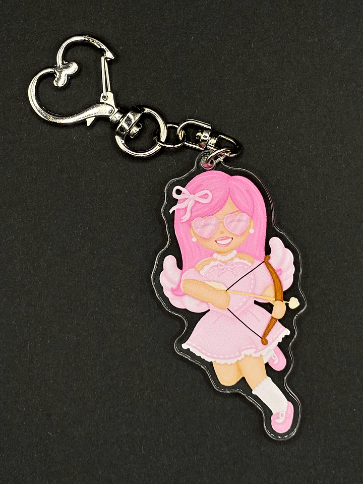 2D cherub keyring product image (2)