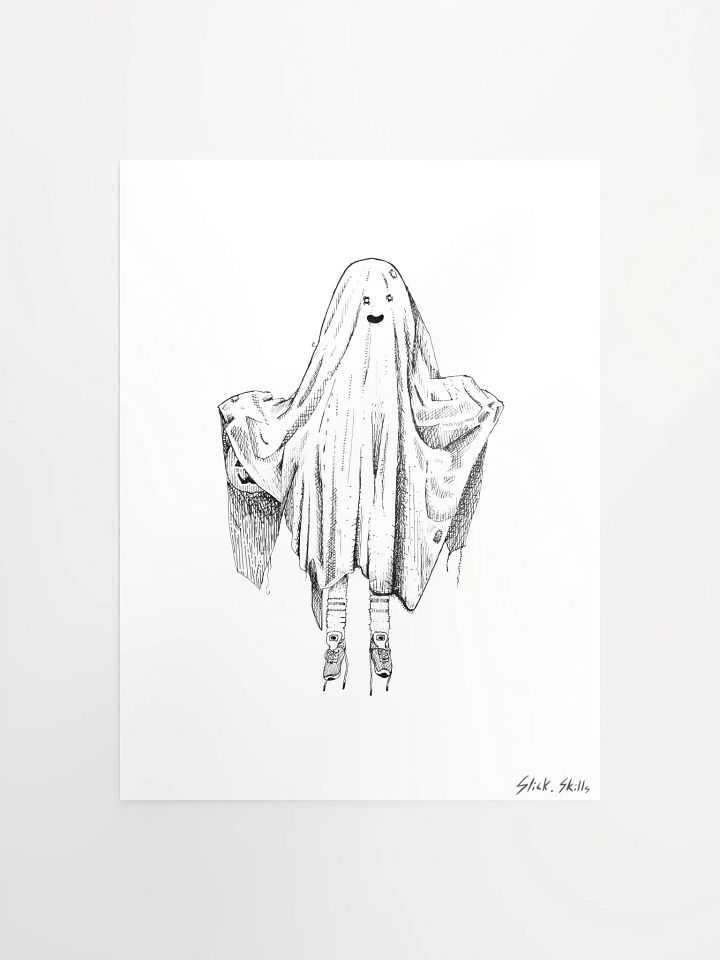 Bedsheet Ghost / "Ghosty Boi" Print product image (1)