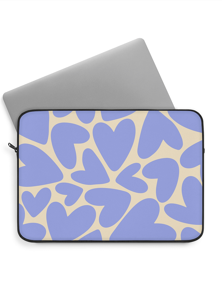 Purple Hearts Laptop Sleeve product image (3)
