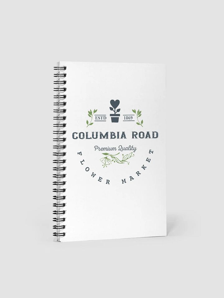 Columbia Road Flower Market Spiral Notebook product image (1)