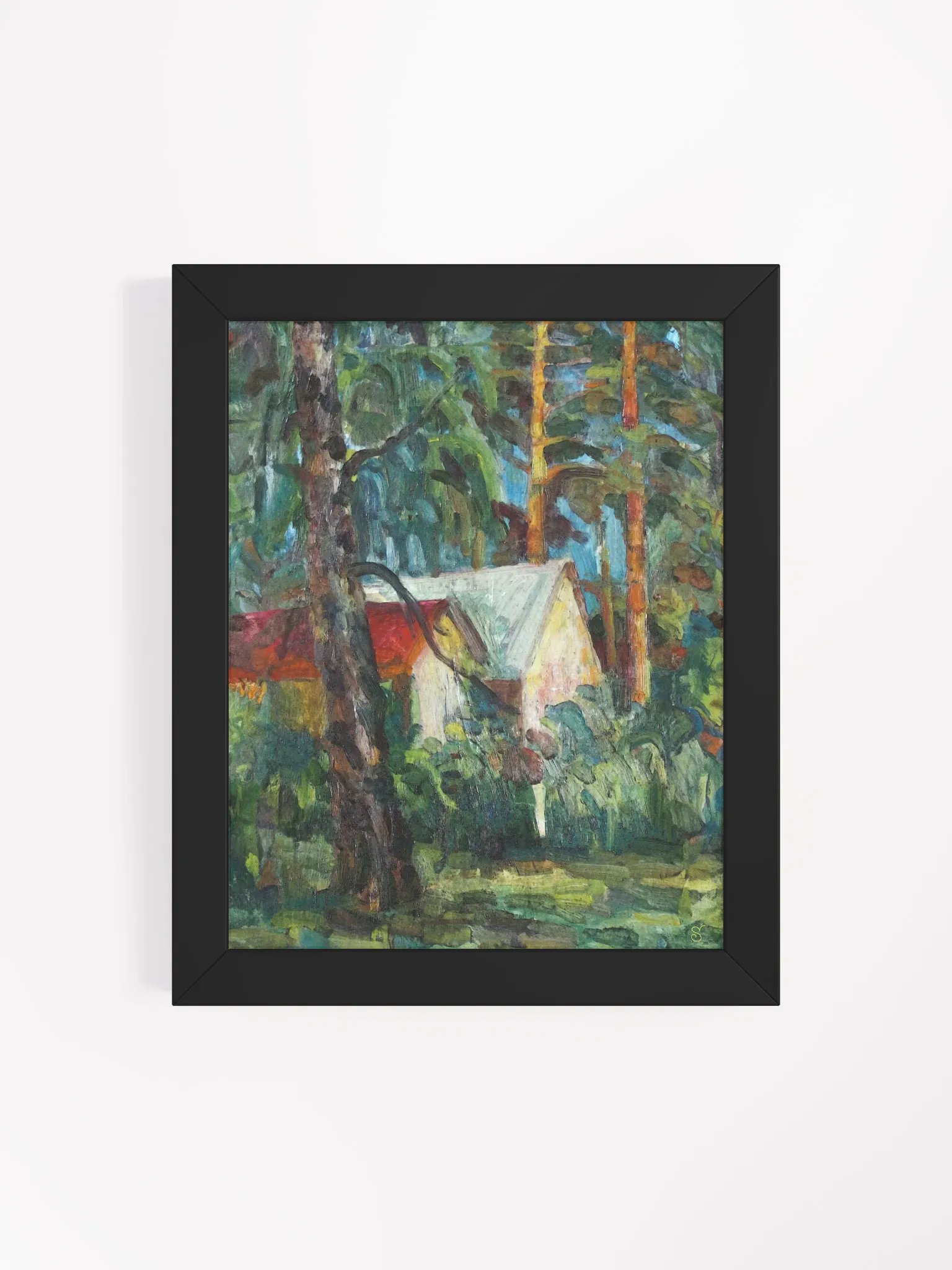 Enchanted Forest Framed Matte Poster - Dacha Architecture product image (11)
