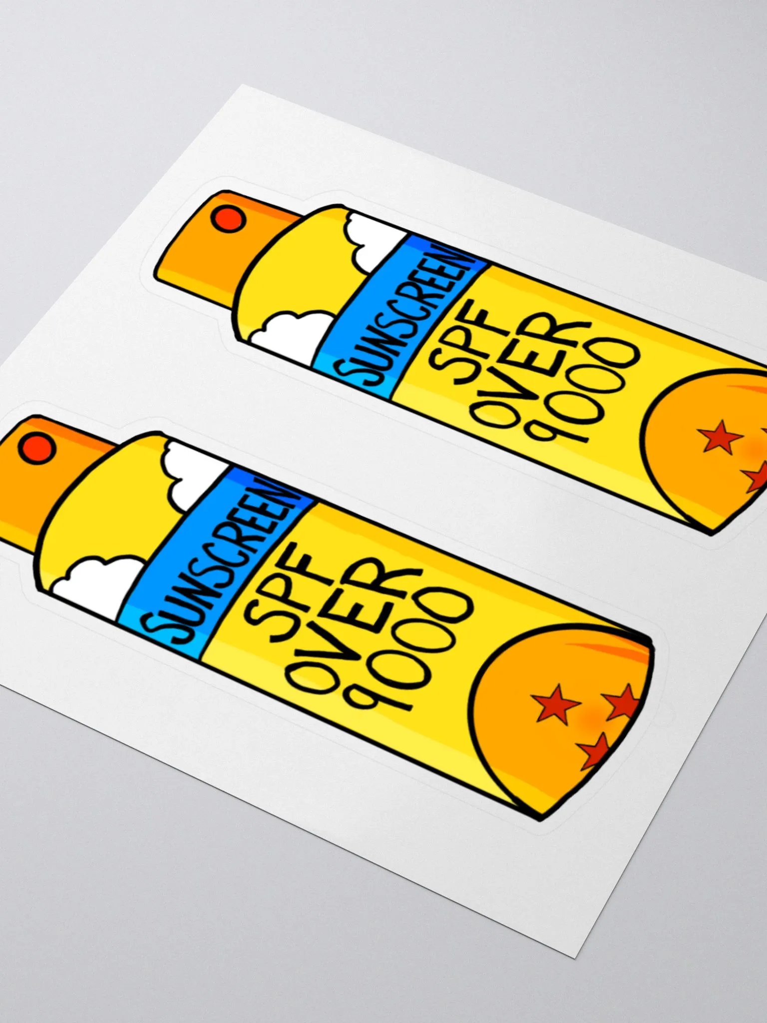 SPF Over 9000 Cut Sticker Pairs product image (10)