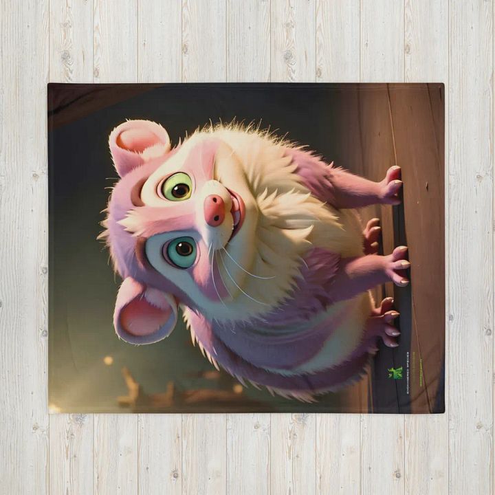 Endangered Species - Mexico - Opossum Throw Blanket product image (2)