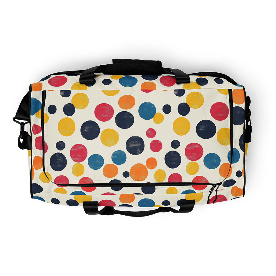 Polka Dot Illusion Vintage Retro Duffle Bag product image (9)