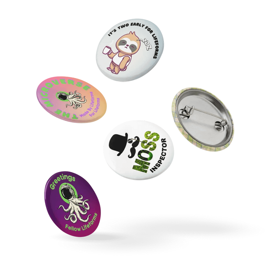 Assorted Button Pins product image (9)