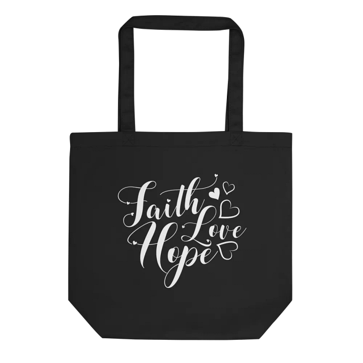 Faith Hope Love Christian Tote Bag product image (1)