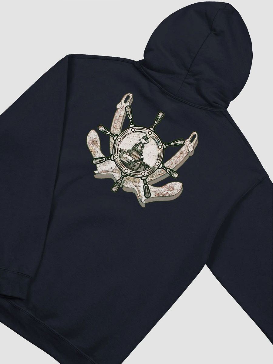 Twin anchor ship wheel and Tug CE tug Hoodie product image (4)