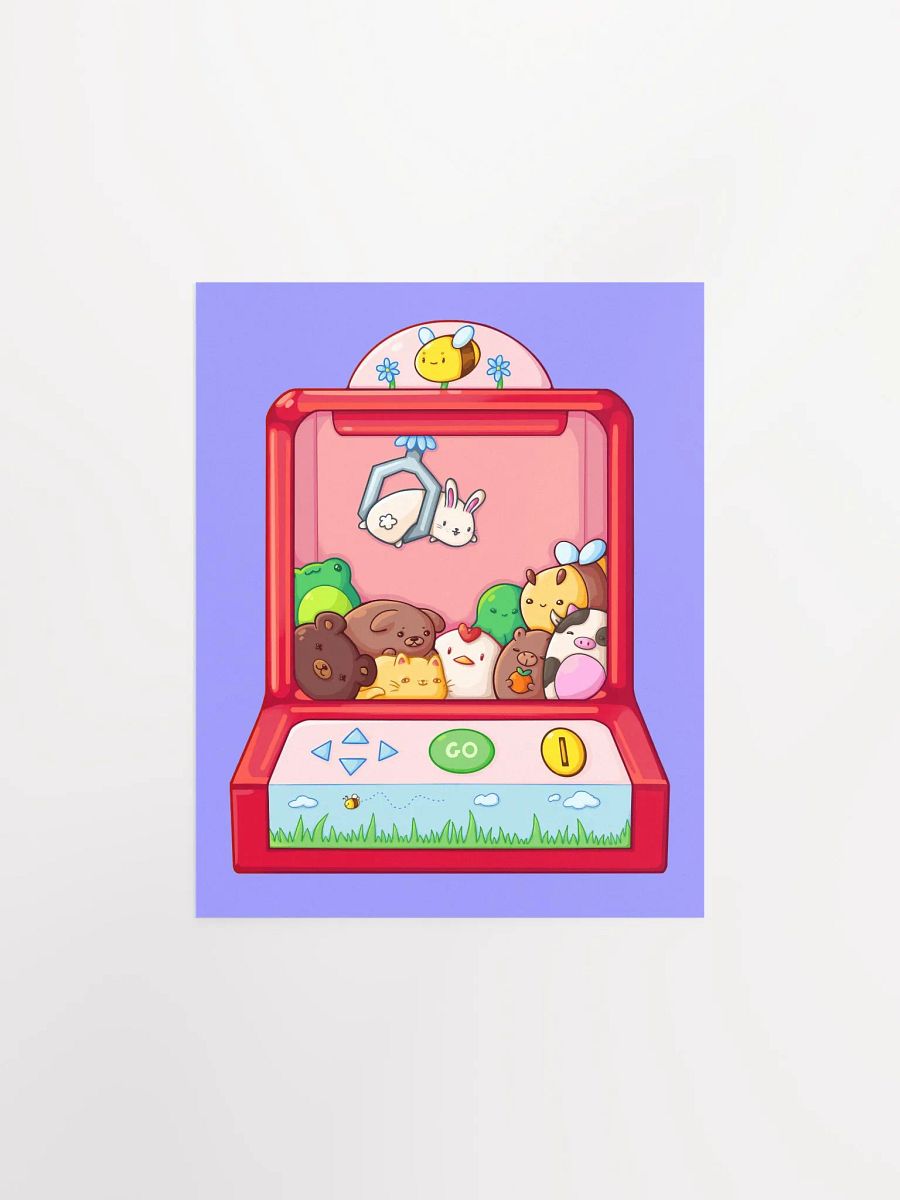 Plushie Claw Machine Poster product image (1)