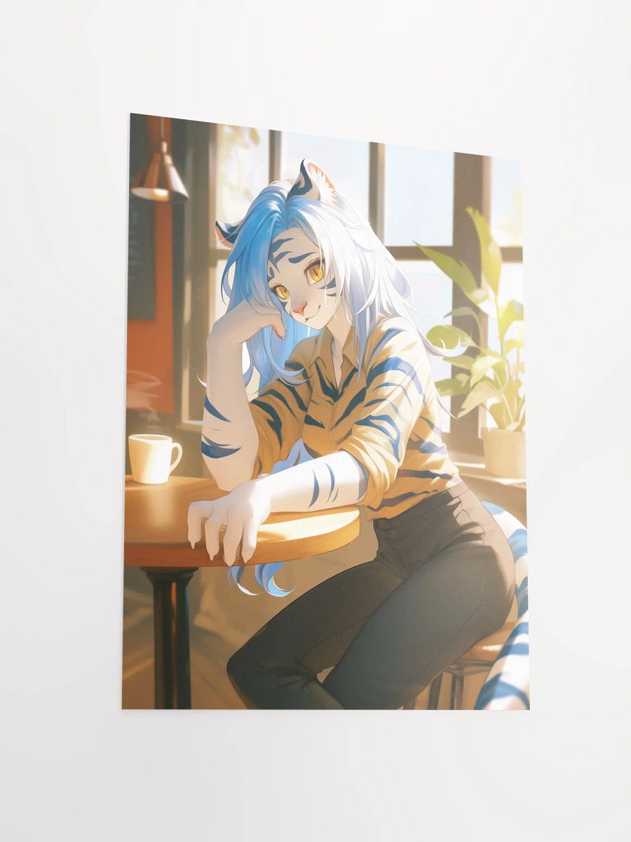 Cozy Cafe Catgirl Poster product image (6)