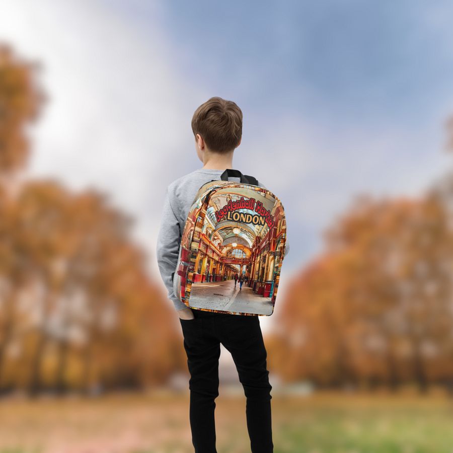 Leadenhall Market London All Over Print Backpack product image (7)
