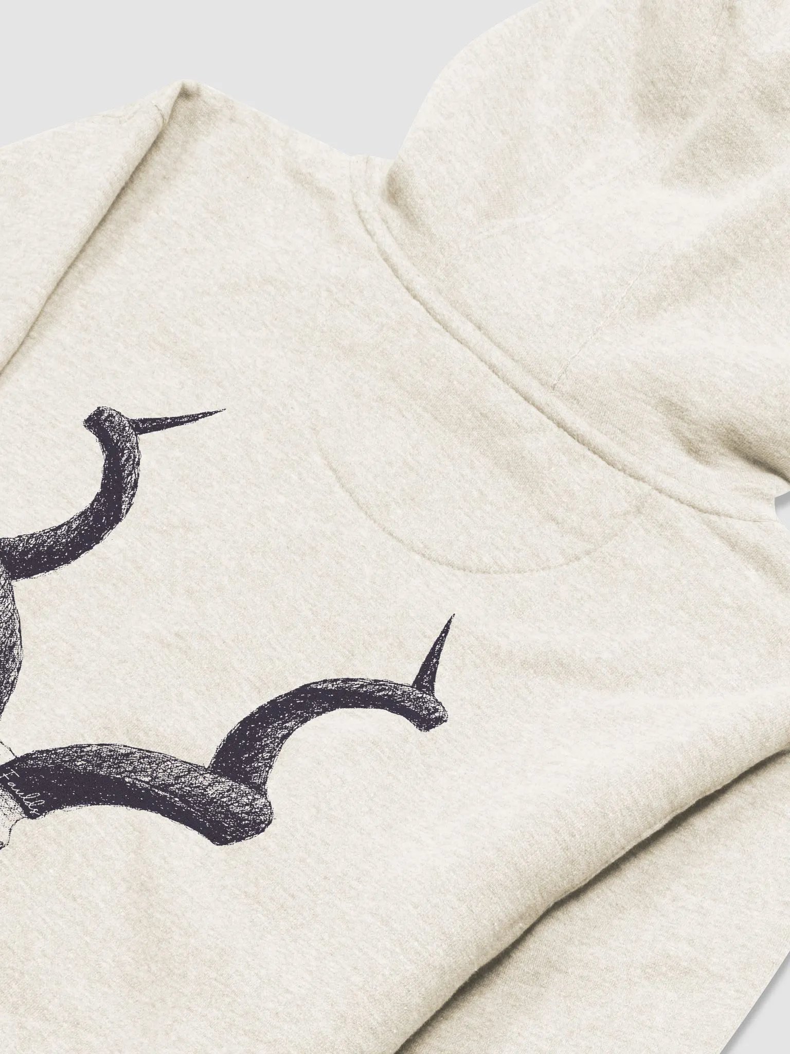 Kudu Skull (Dark) Unisex Hoodie product image (4)