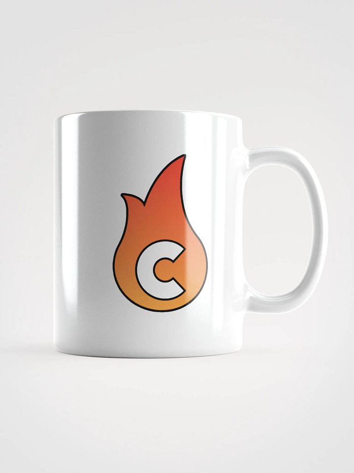 Logo V1 White Glossy Mug product image (2)