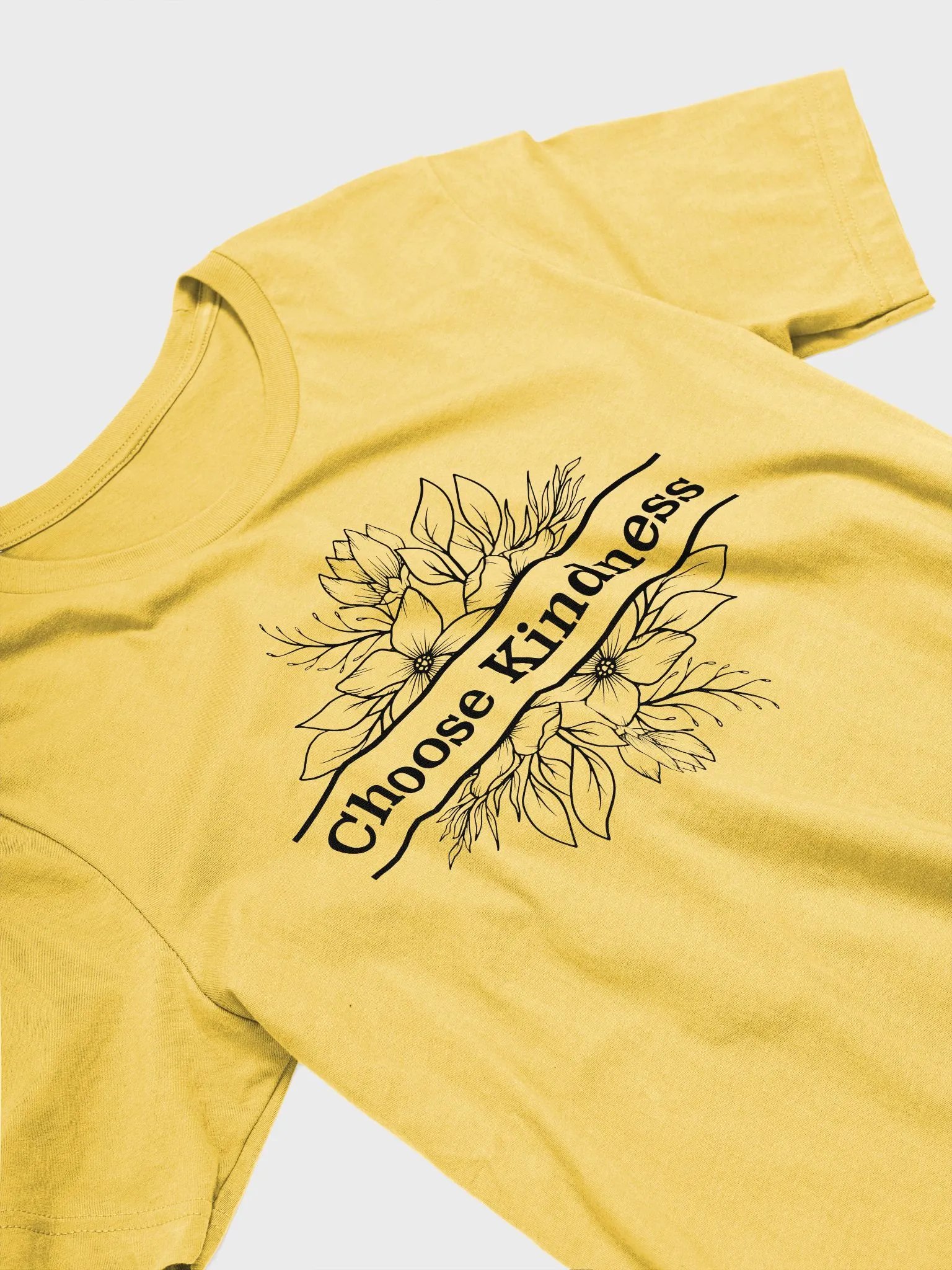 Choose Kindness Inspirational Floral T-Shirt product image (1)