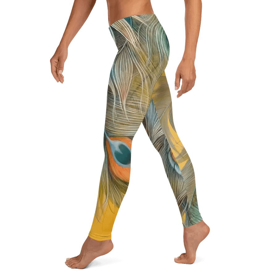 Peacock Feathers Paradise Leggings product image (10)