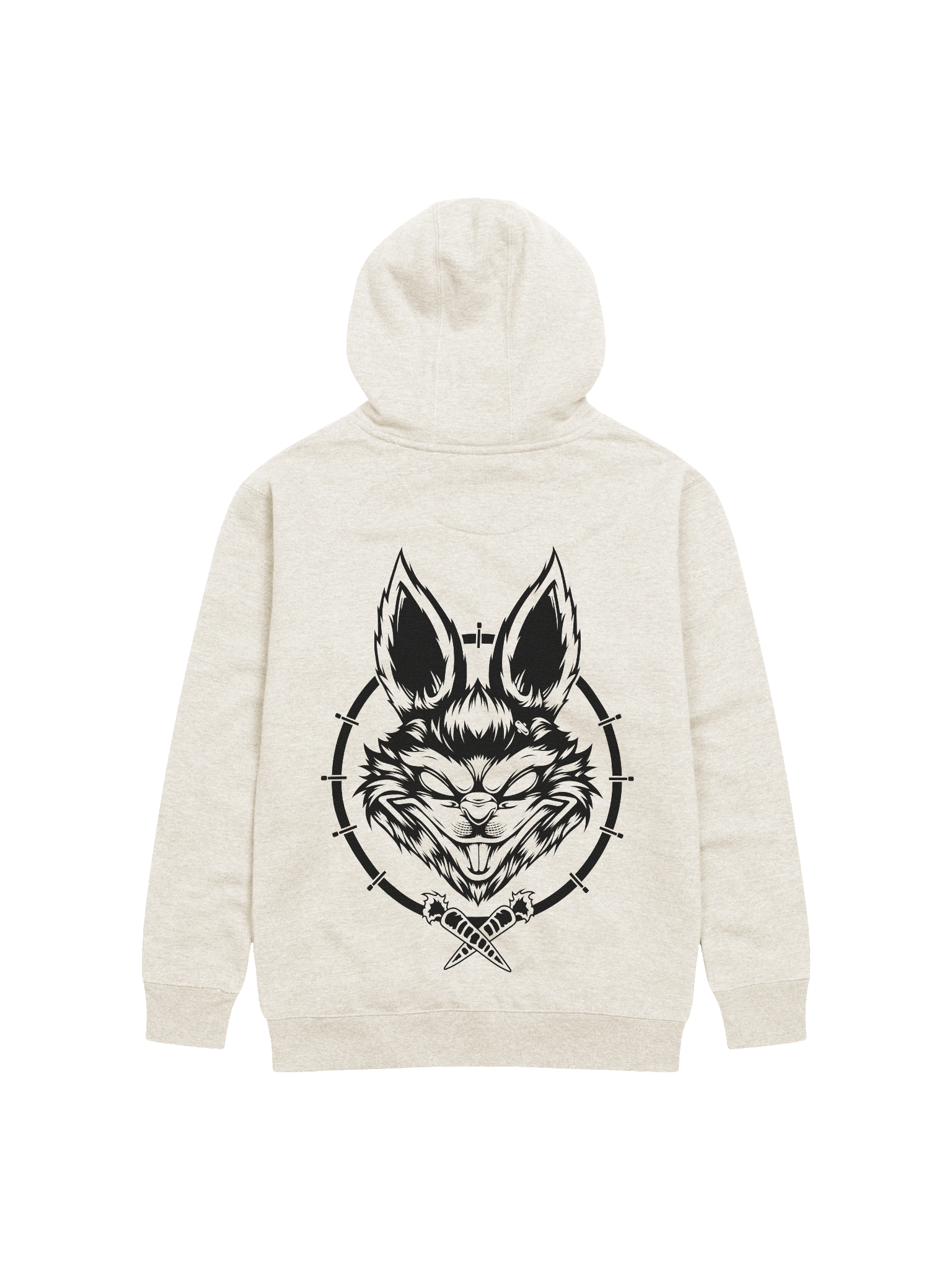 Bass Rabbit Hoodie (Black Logo) product image (2)