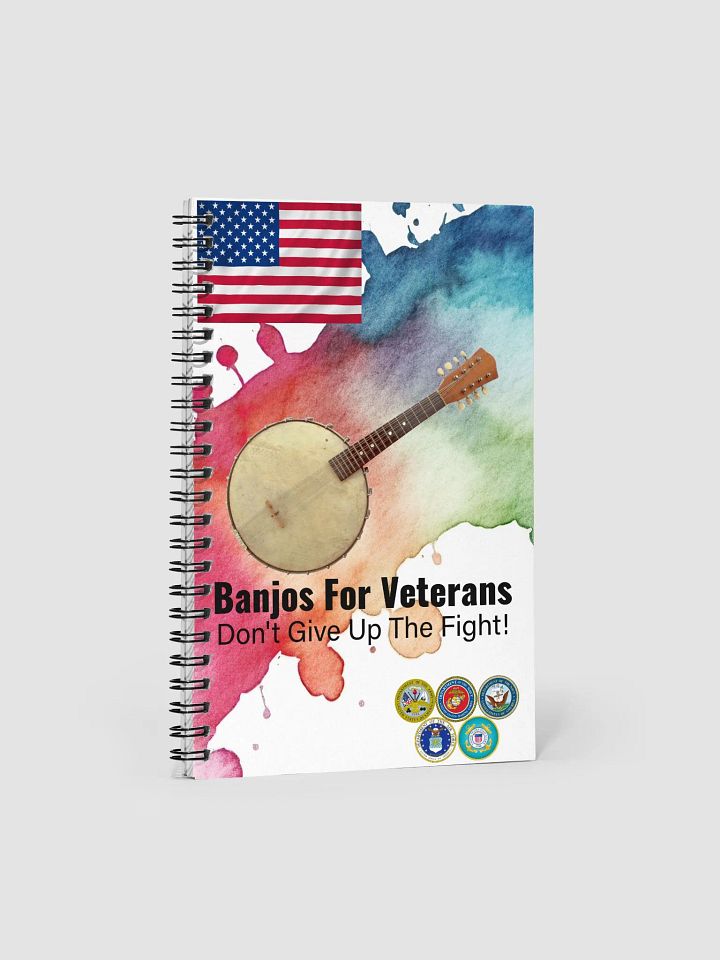 Banjos For Veterans (B4V) Artwork Spiral Notebook product image (1)