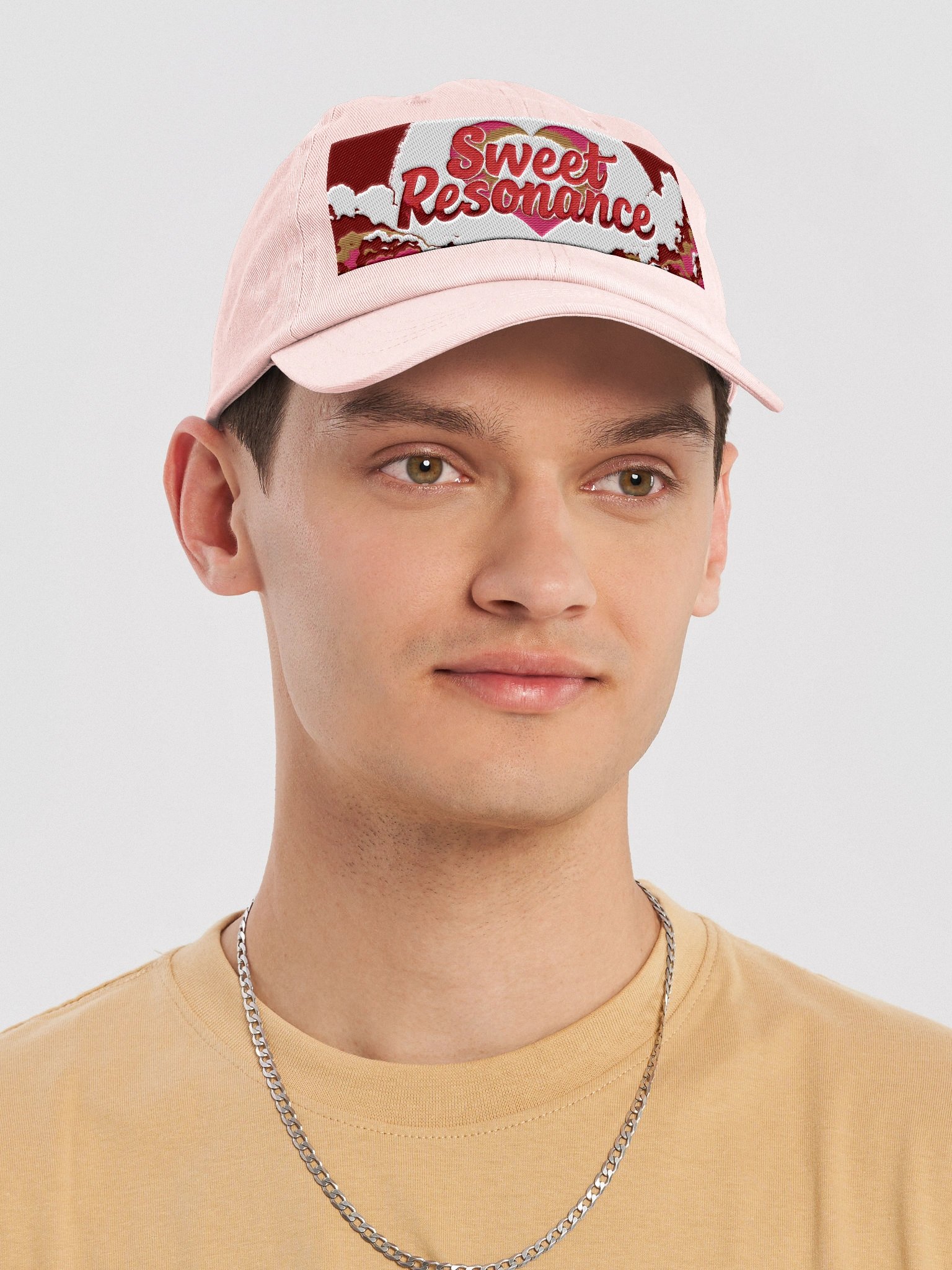Sweet Resonance Heart-Print Dad Hat product image (29)