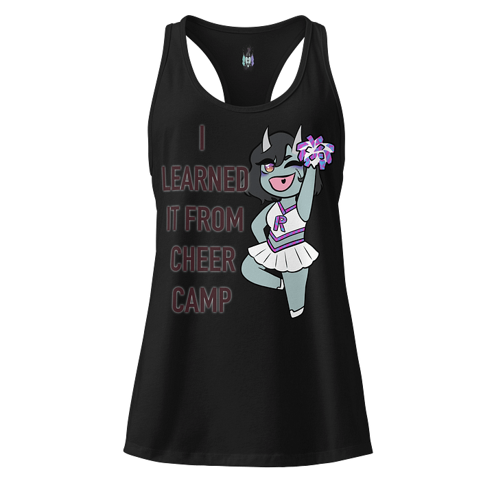 I Learned It From Cheer Camp Racerback Tank product image (1)
