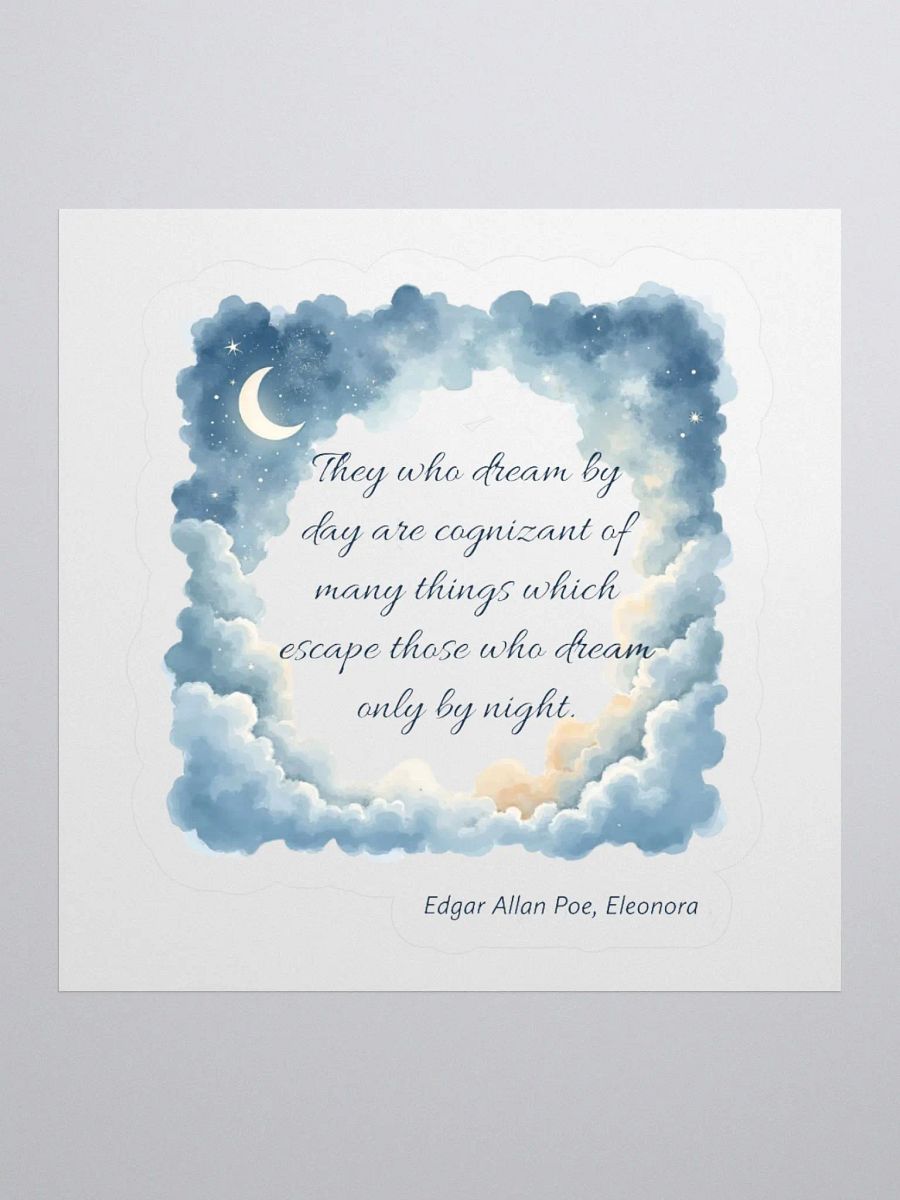 They Who Dream Poe Sticker product image (1)
