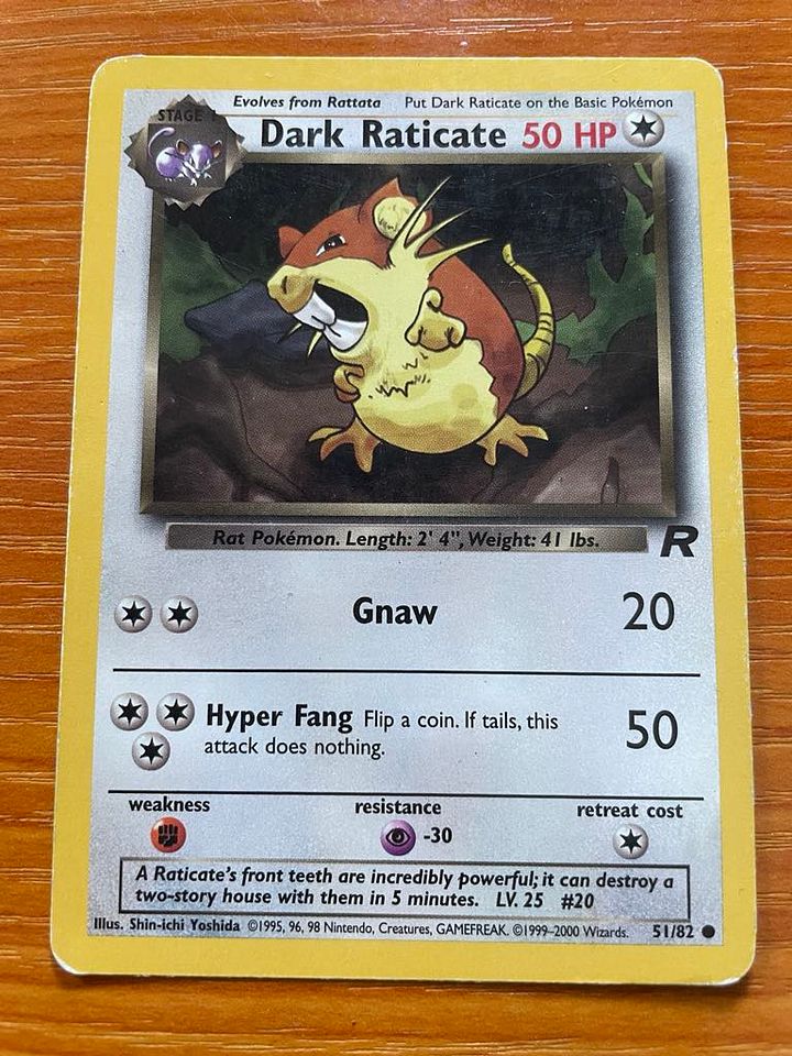 Dark Raticate (TR 51) product image (1)