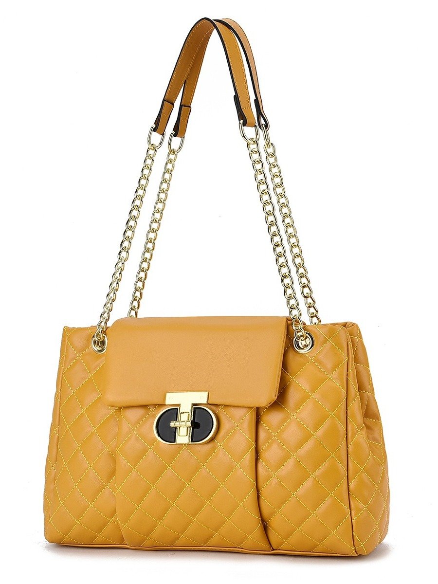 Diamond Grid Women Handbag with Pattern Single Shoulder Crossbody Bag Large Capacity Tote Bag product image (1)