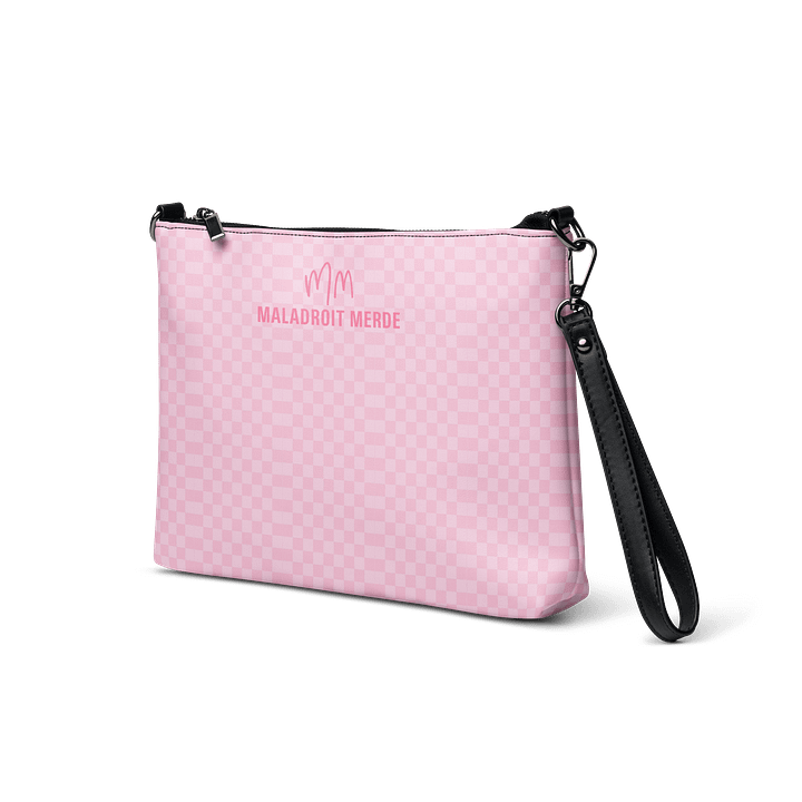 PINK CHECKERED BAG product image (2)