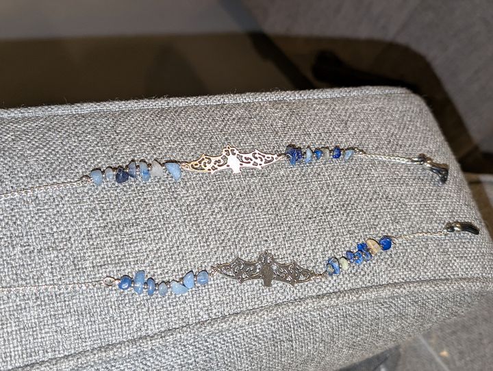Blue Themed Bat Glasses Chains! product image (1)