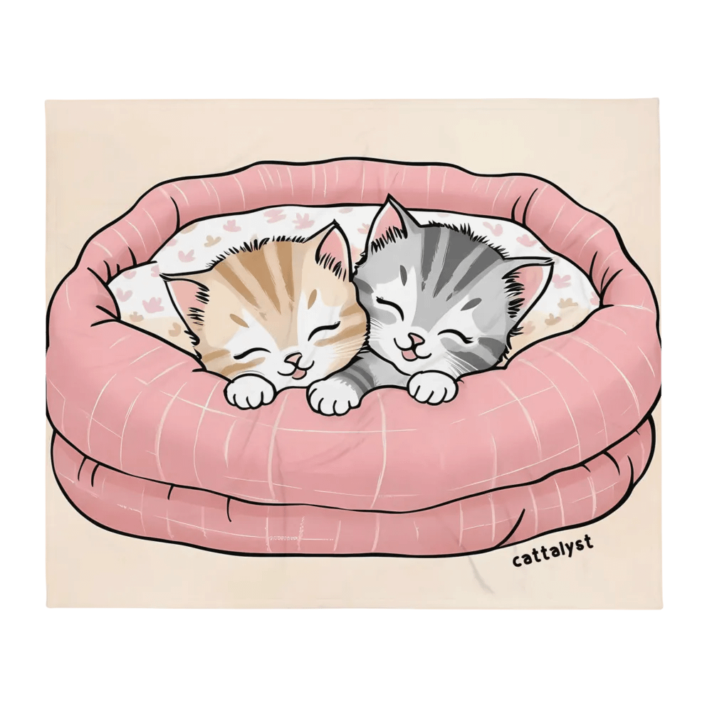 Cozy Kittens Snuggle Throw Blanket product image (1)