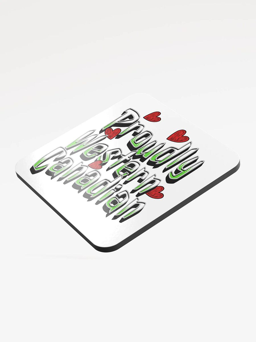 Proudly Western Canadian Pride Coaster product image (4)