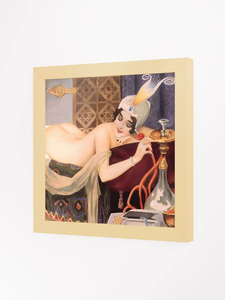 Hookah Girl Pinup Art by Alberto Vargas Elegance Matte Framed Poster product image (10)