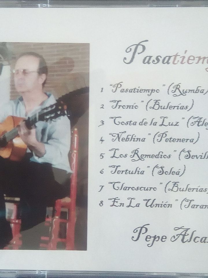 CD "Pasatiempo" (2017) de Pepe Alcalá product image (1)