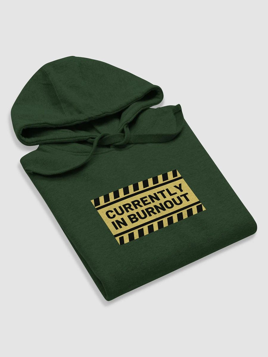 CURRENTLY IN BURNOUT printed heavyweight hoodie product image (5)