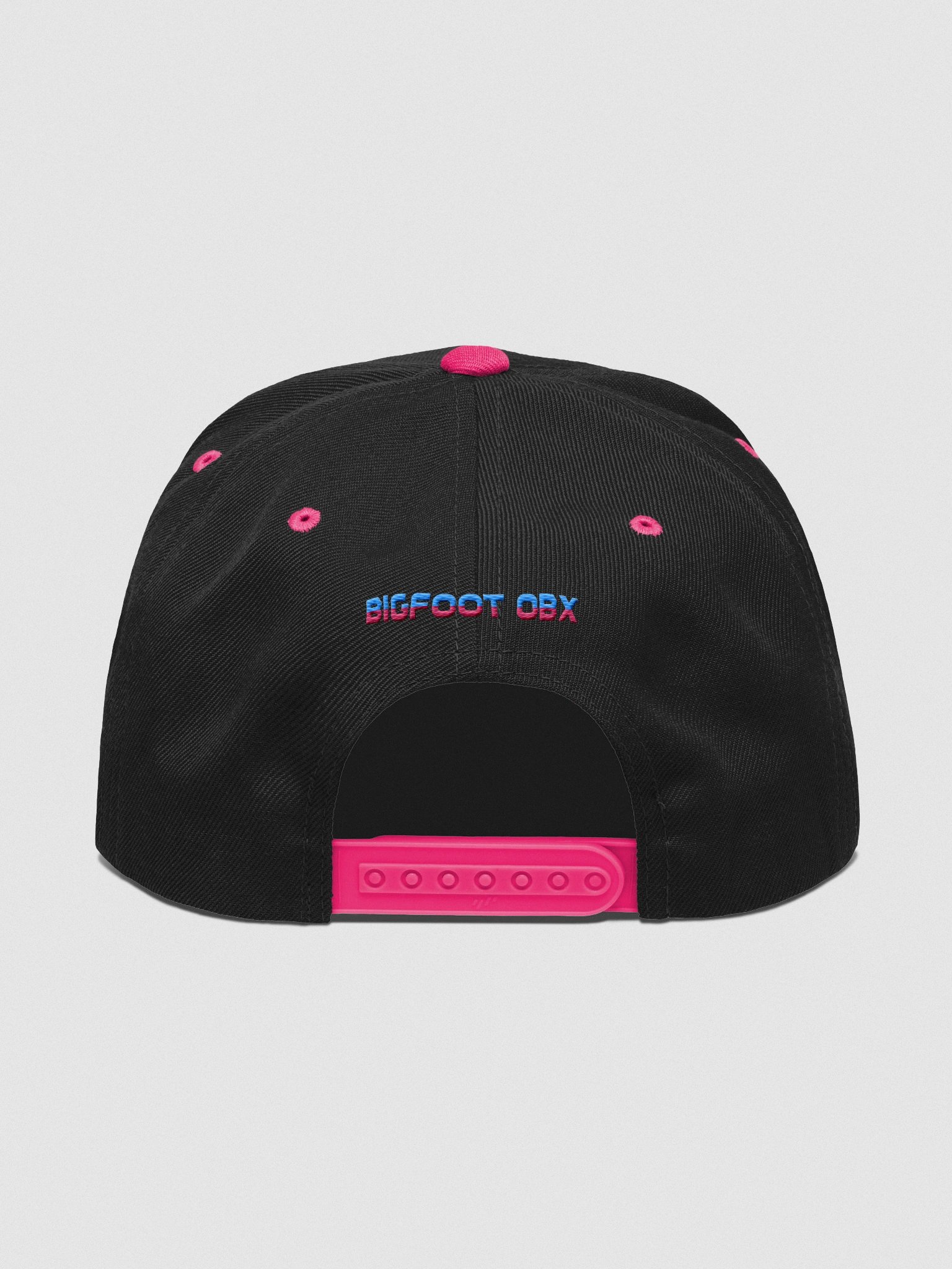 **Limited Edition** Destination Bigfoot Bronco Retro-Inspired Black & Neon Pink Wool Blend Snapback product image (4)
