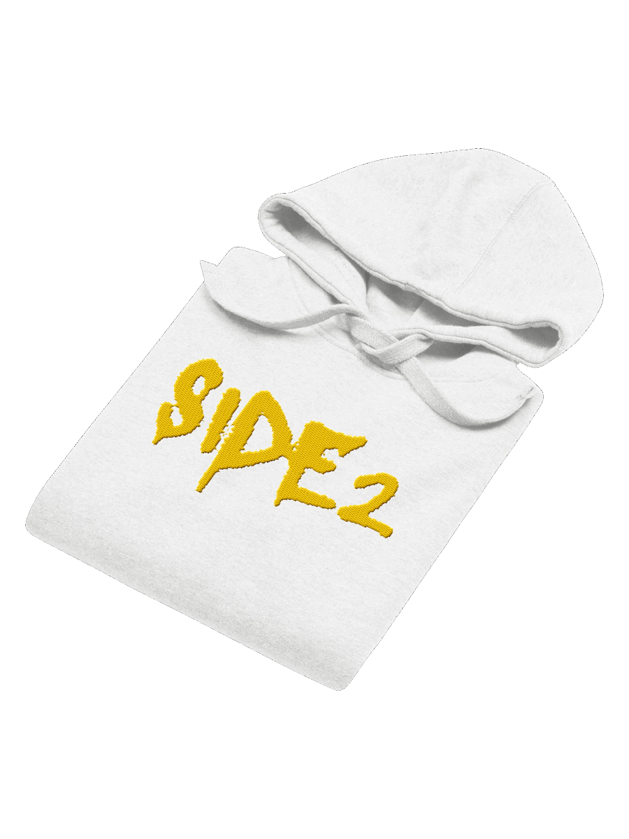 Side2 Hoodie White/Gold Unisex product image (4)